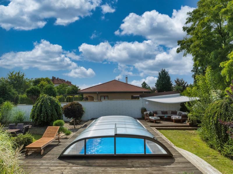 Albixon Pool-Überdachung Dallas A, Silber - Image 2