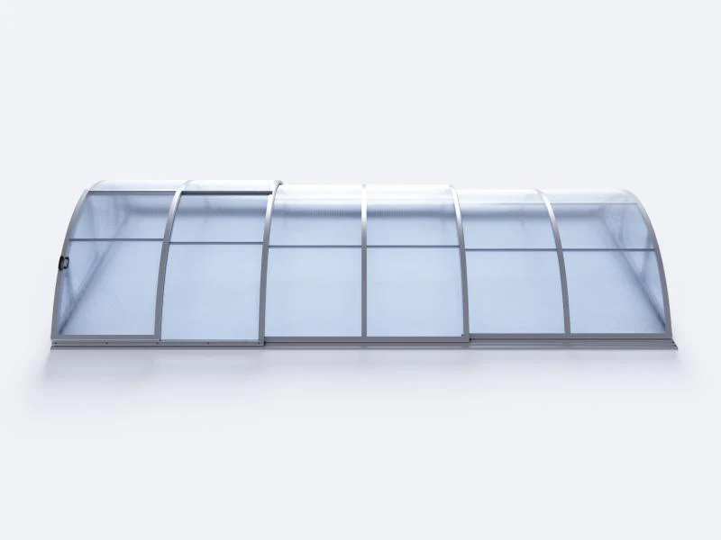 Albixon Pool-Überdachung KLASIK A, Silber - Image 9