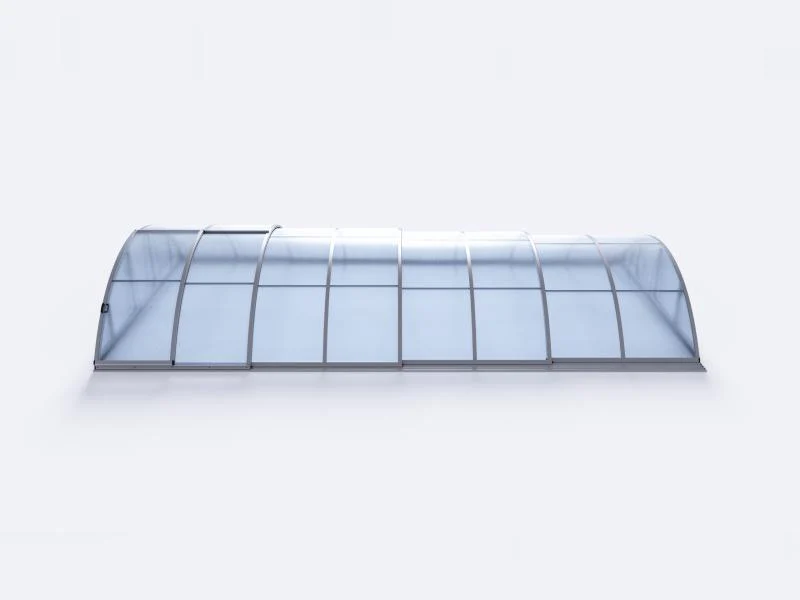 Albixon Pool-Überdachung KLASIK B, Silber - Image 8