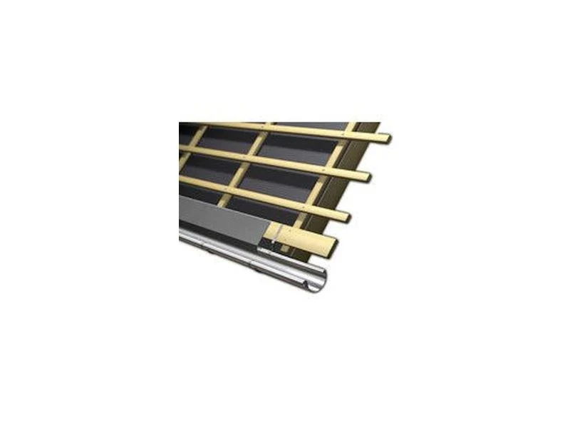 Aluminium Rinneneinhang 200 cm, Typ 8 für Dachtraufe/Dachrinne anthrazit-grau - 11 Stück - Image 3