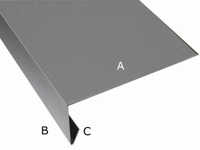 Aluminium Winkelprofil 200 cm für Giebelbretter 11 Stück - Image 2