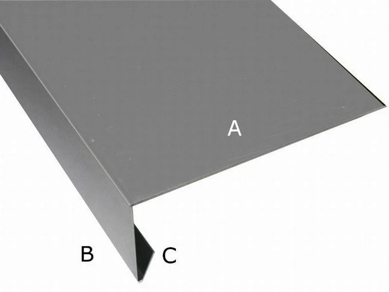 Aluminium Winkelprofil 200 cm für Giebelbretter 9 Stück - Image 2