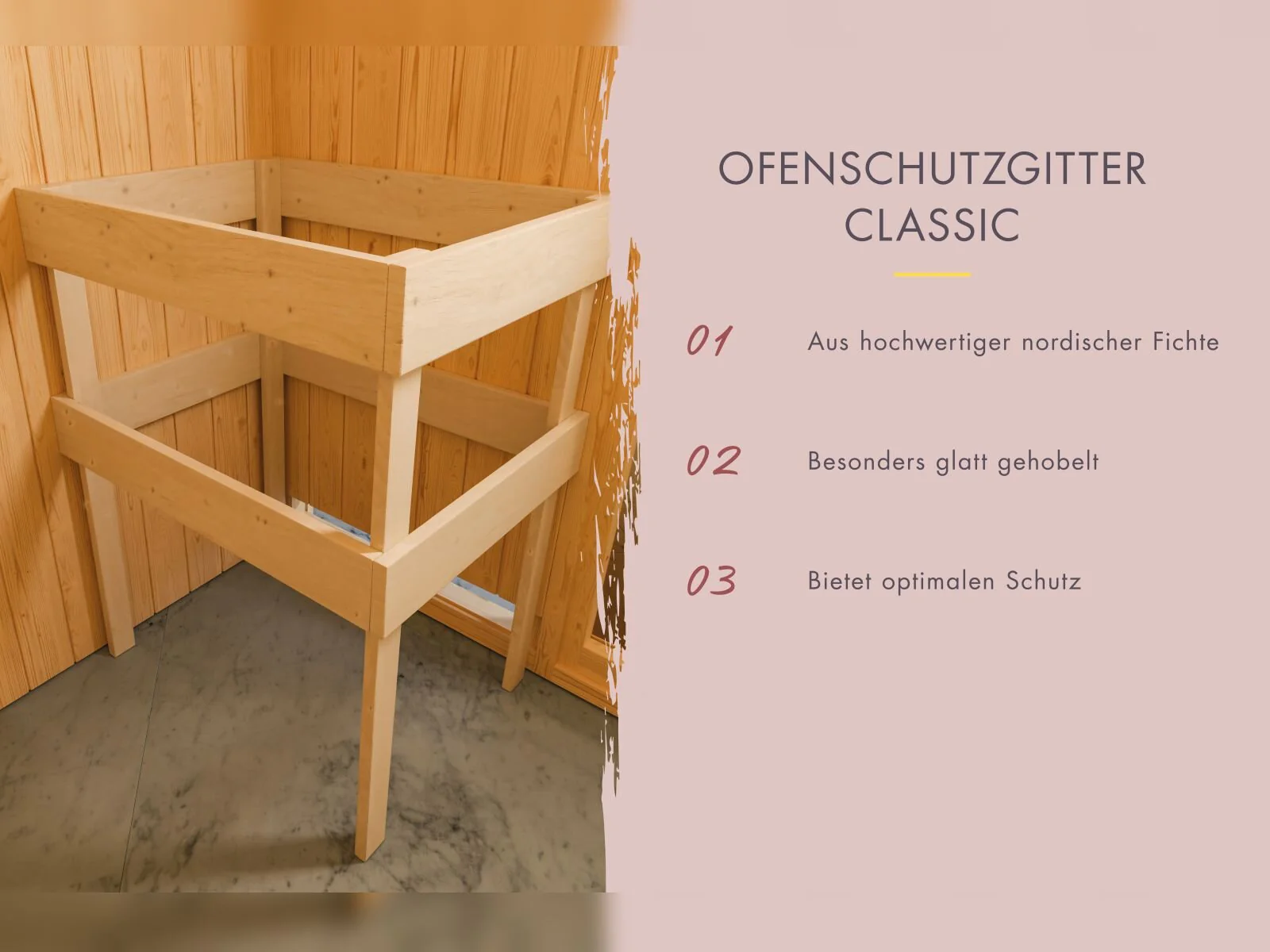 Amelia 1 - Karibu Sauna inkl. 9 kW Ofen ext. Steuerung Wifi HUUM - ohne Dachkranz - - Image 6