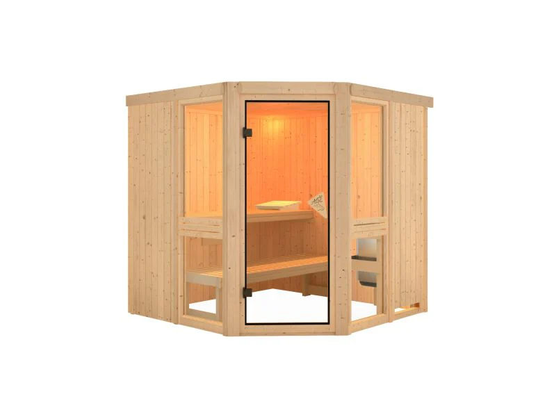 Amelia 2 - Karibu Sauna ohne Ofen - ohne Dachkranz - - Image 2