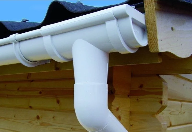 Dachrinnen Set RG 100 weiß 900 cm Carport - Image 2