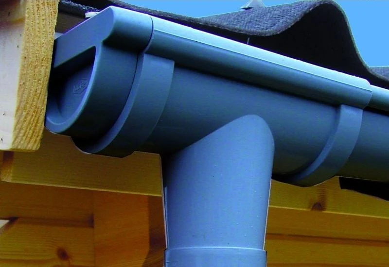 Dachrinnen Set RG 80 anthrazit Erkerhaus Typ 03 - Image 2