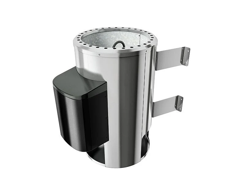 Daria - Karibu Sauna Plug & Play 3,6 kW Ofen, ext. Steuerung - ohne Dachkranz - Energiespartür - Image 5