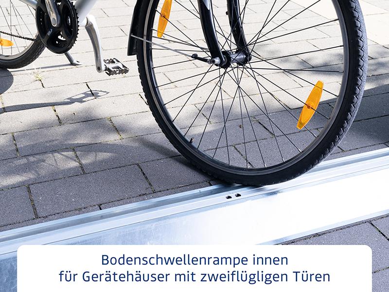 EcoStar Bodenschwellenrampe Innen für 2-flg. Tür
