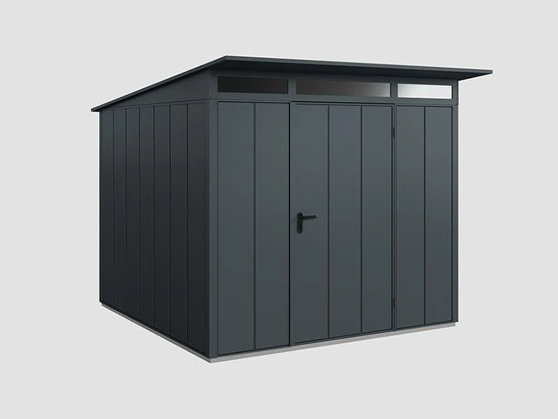 Ecostar Gerätehaus Elegant-P,Typ 2, Anthrazitgrau, 1 flg