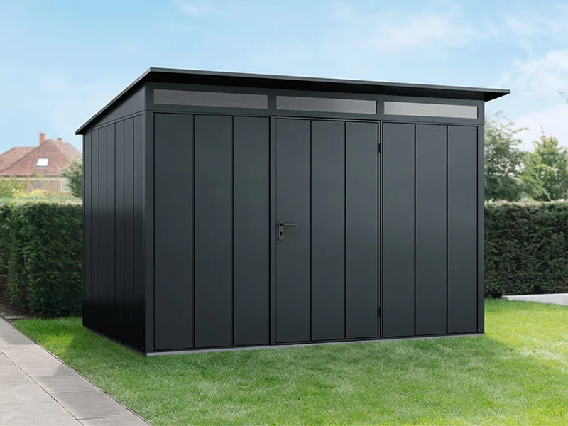 Ecostar Gerätehaus Elegant-P,Typ 3, Anthrazitgrau, 1 flg