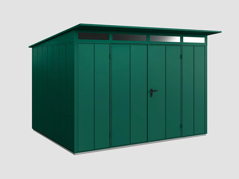 Ecostar Gerätehaus Elegant-P,Typ 3, Moosgrün, 2 flg