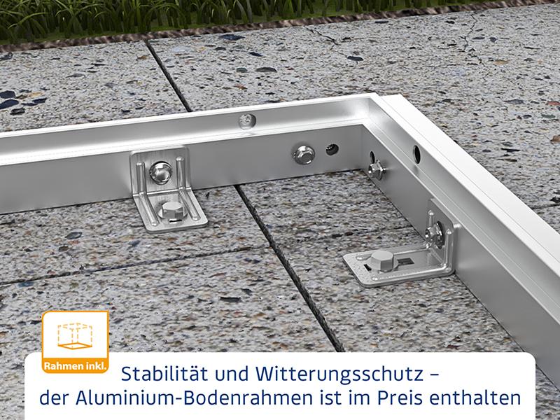 Ecostar Gerätehaus Elegant-S,Typ 2, Anthrazitgrau, 1 flg - Image 6