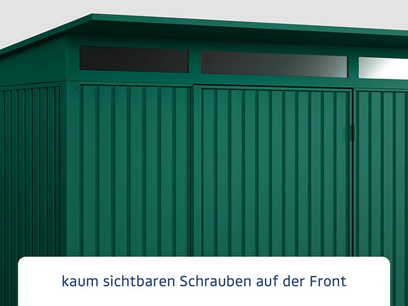 Ecostar Gerätehaus Trend-P,Typ 2, Moosgrün, 1 flg - Image 4