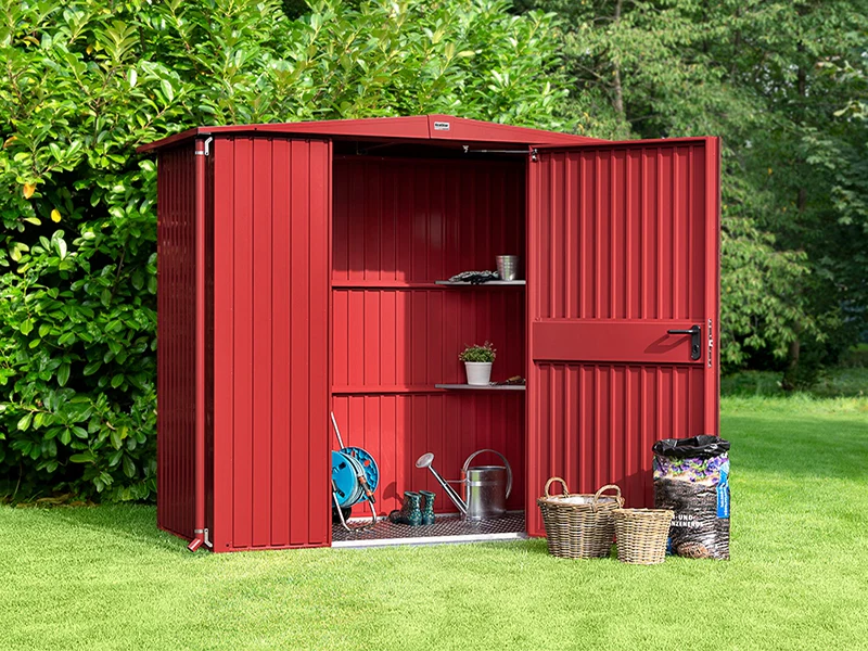 Ecostar Gerätehaus Trend-S,Typ 1, Purpurrot, 1 flg - Image 2