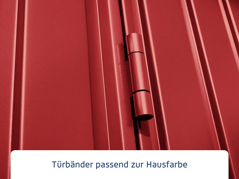 Ecostar Gerätehaus Trend-S,Typ 1, Purpurrot, 1 flg - Image 5
