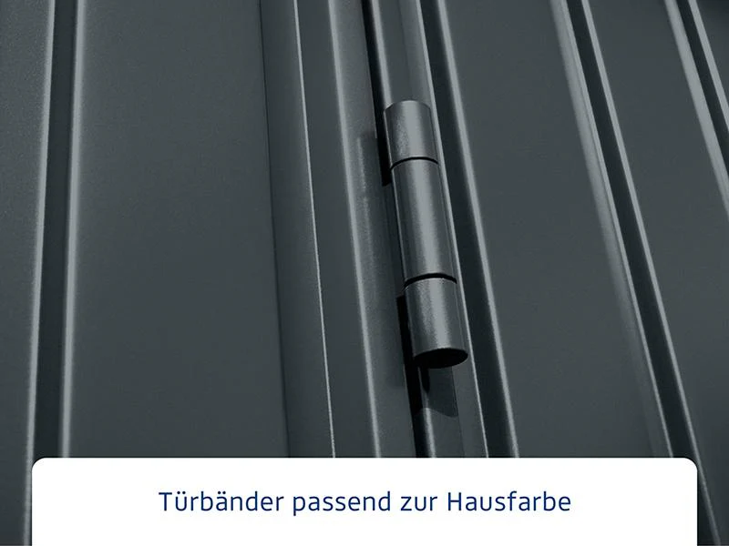 Ecostar Gerätehaus Trend-S,Typ 2, Anthrazitgrau, 1 flg - Image 4