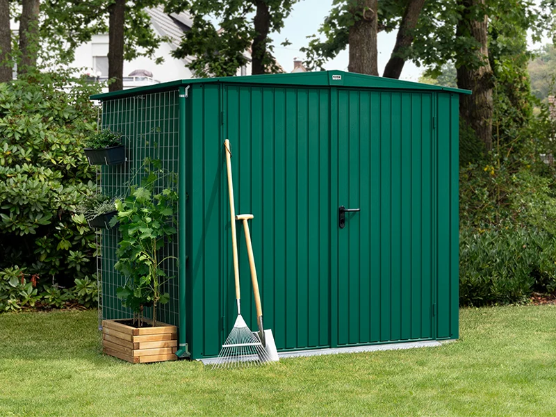 Ecostar Gerätehaus Trend-S,Typ 2, Moosgrün, 2 flg - Image 3