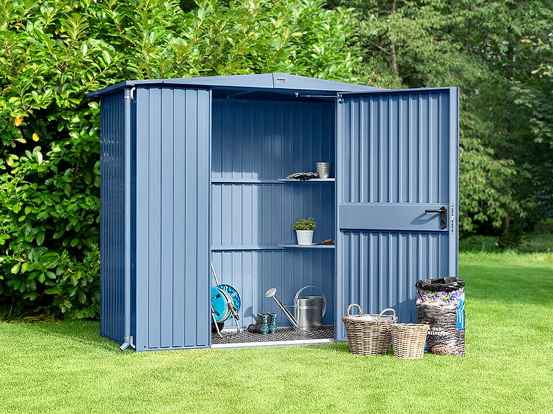 Ecostar Gerätehaus Trend-S,Typ 2, Taubenblau, 1 flg - Image 2