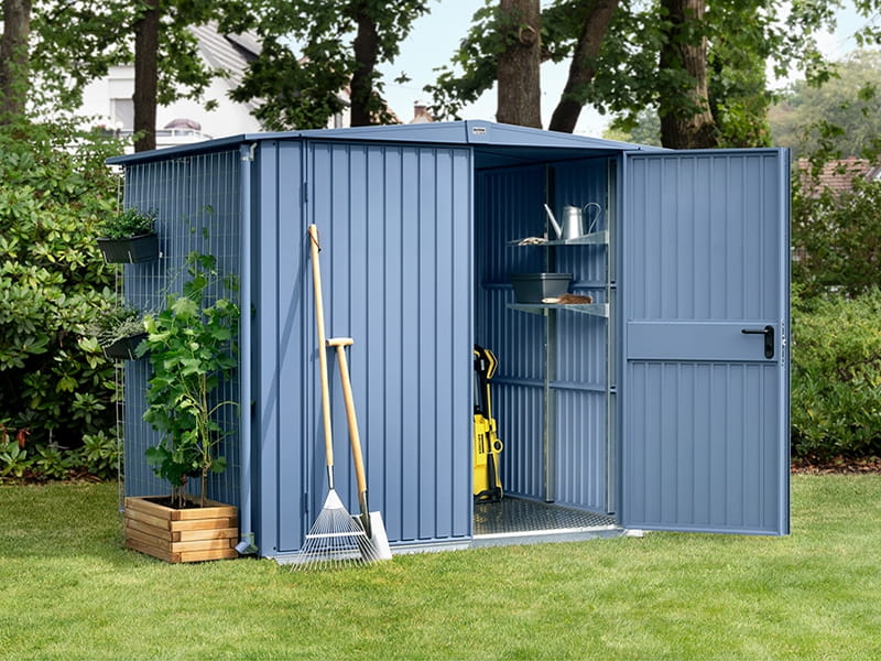 Ecostar Gerätehaus Trend-S,Typ 2, Taubenblau, 2 flg - Image 2