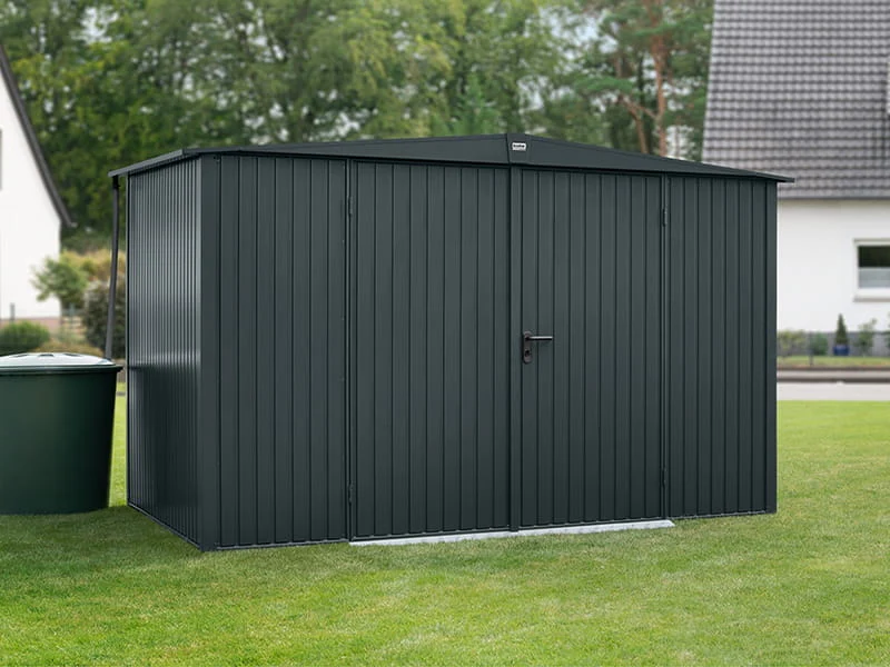 Ecostar Gerätehaus Trend-S,Typ 3, Anthrazitgrau, 2 flg - Image 4