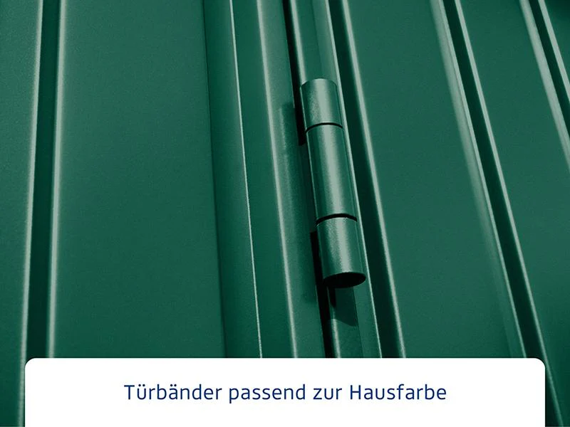 Ecostar Gerätehaus Trend-S,Typ 3, Moosgrün, 1 flg - Image 5