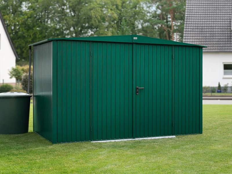 Ecostar Gerätehaus Trend-S,Typ 3, Moosgrün, 2 flg