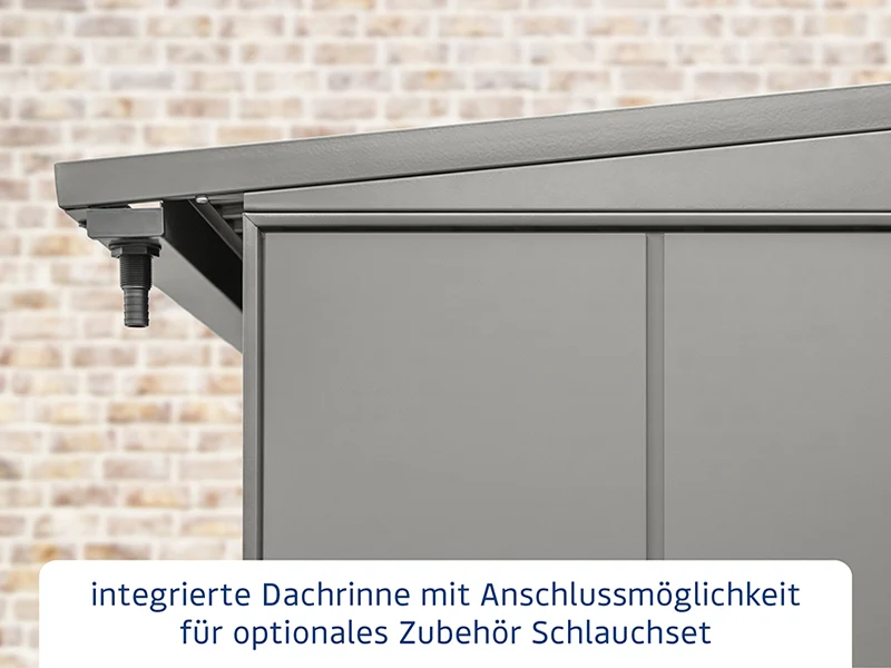 EcoStar Kaminholzregal ,ELEGANT-V,TYP2, Grau Aluminum - Image 4
