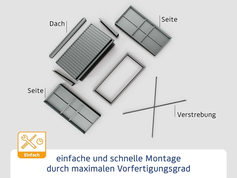 EcoStar Kaminholzregal ,ELEGANT-V,TYP2, Purpurrot - Image 7