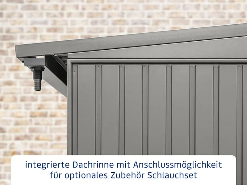 EcoStar Kaminholzregal ,TREND-V,TYP1, Grau Aluminum - Image 5