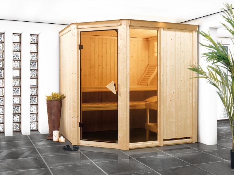Fiona 1 - Karibu Sauna inkl. 9-kW-Ofen - ohne Dachkranz - - Image 4