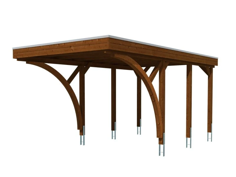 Friesland Set 6 in nussbaum mit zwei Einfahrtsbögen 314 x 555 cm - Image 2