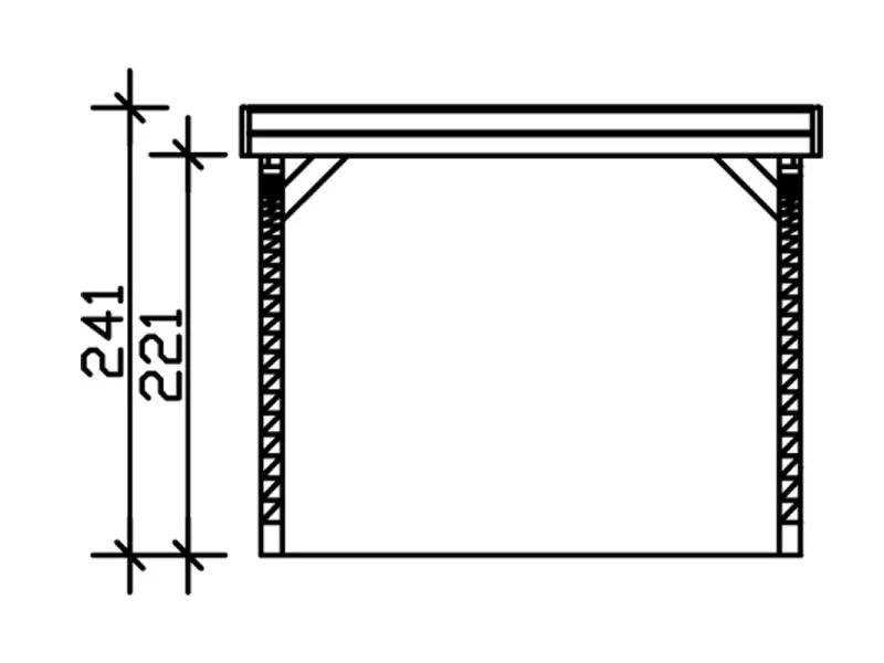 Friesland Set 6 in nussbaum mit zwei Einfahrtsbögen 314 x 555 cm - Image 4