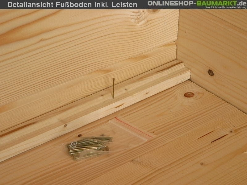 Fußboden inkl. Fundamenthölzer für Rotterdam und Amsterdam