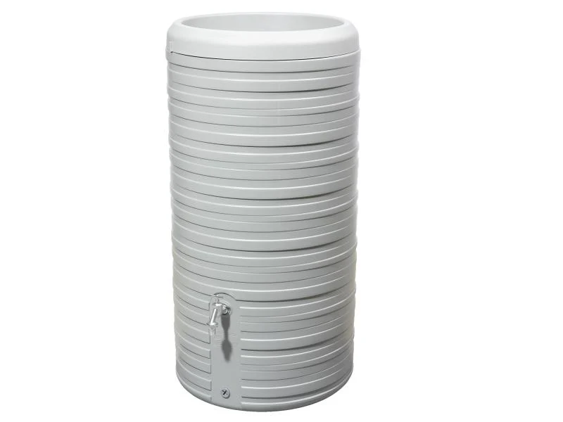 Garantia Regentonne Nordic 2in1, 300 Liter, steingrau, inkl. Pflanzschale - Image 5