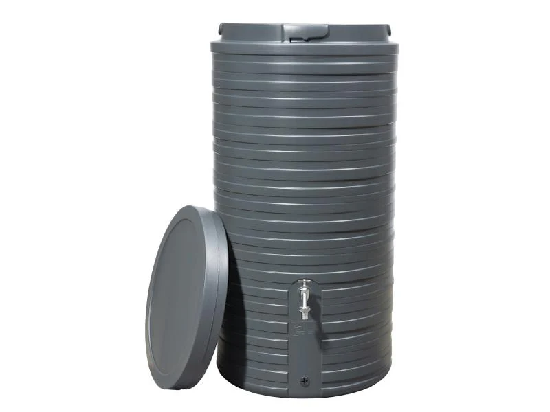 Garantia Regentonne Nordic, 300 Liter, graphit grey, inkl. Deckel - Image 4