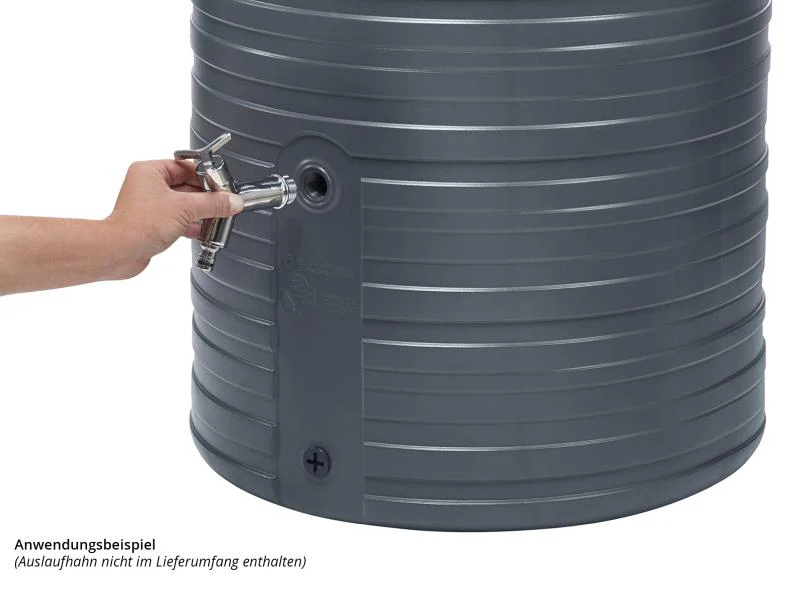 Garantia Regentonne Nordic, 500 Liter, graphit grey - Image 6