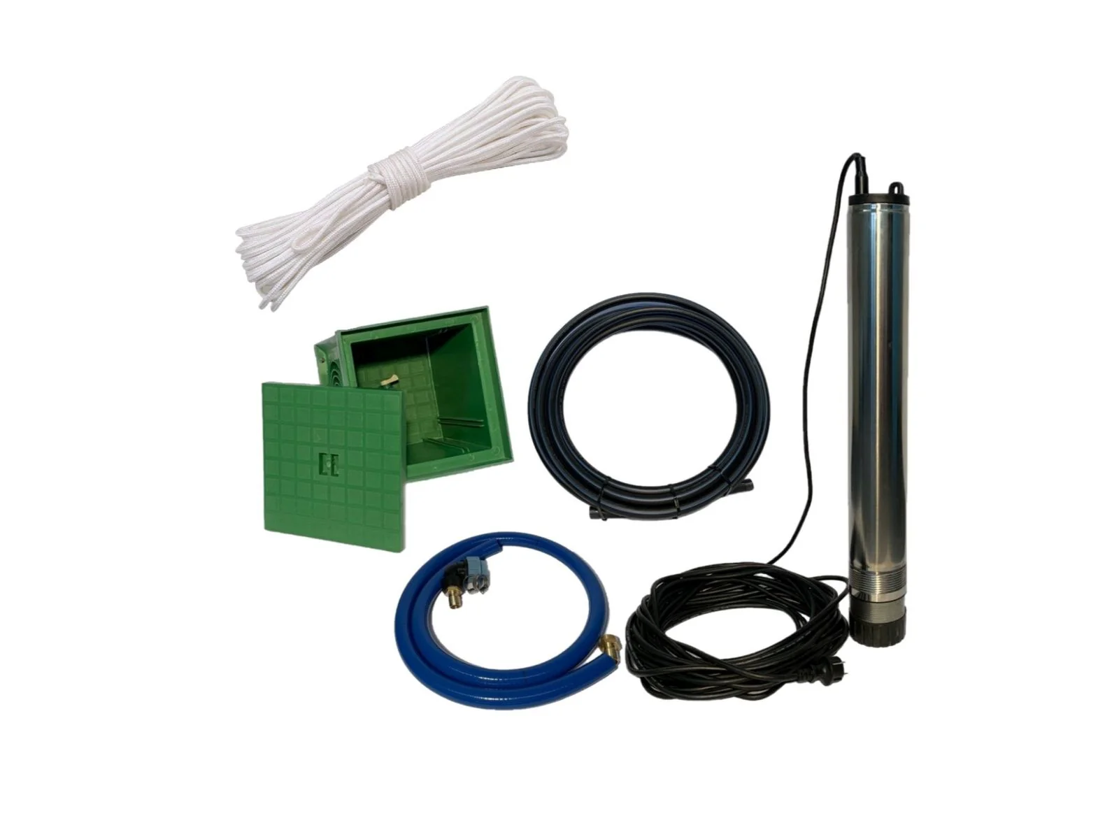 Gartenset Evo Tauchpumpe + Anschlussset