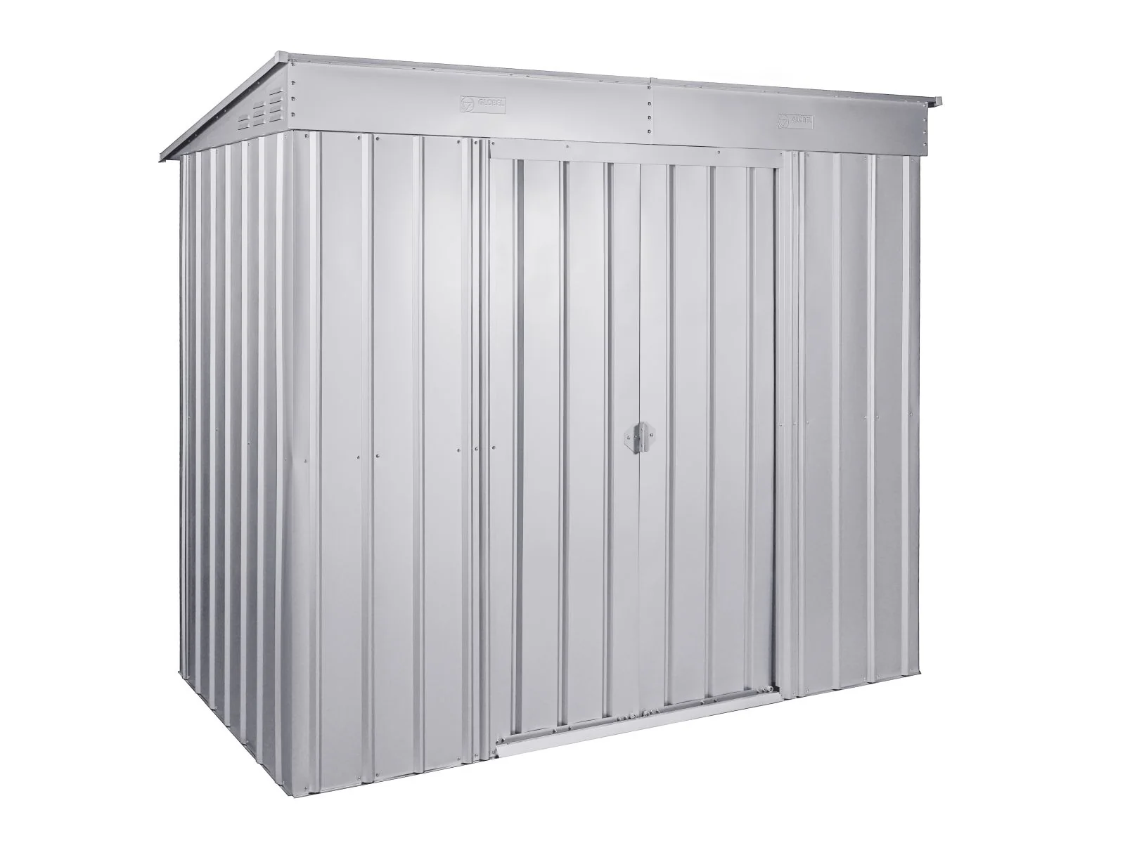 Globel Pultdach Skillion 84, silber metallic - Image 2