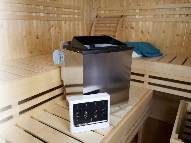 Karibu Bio-Kombiofen 9,0 kW externe Steuerung Easy und Steine - Image 4