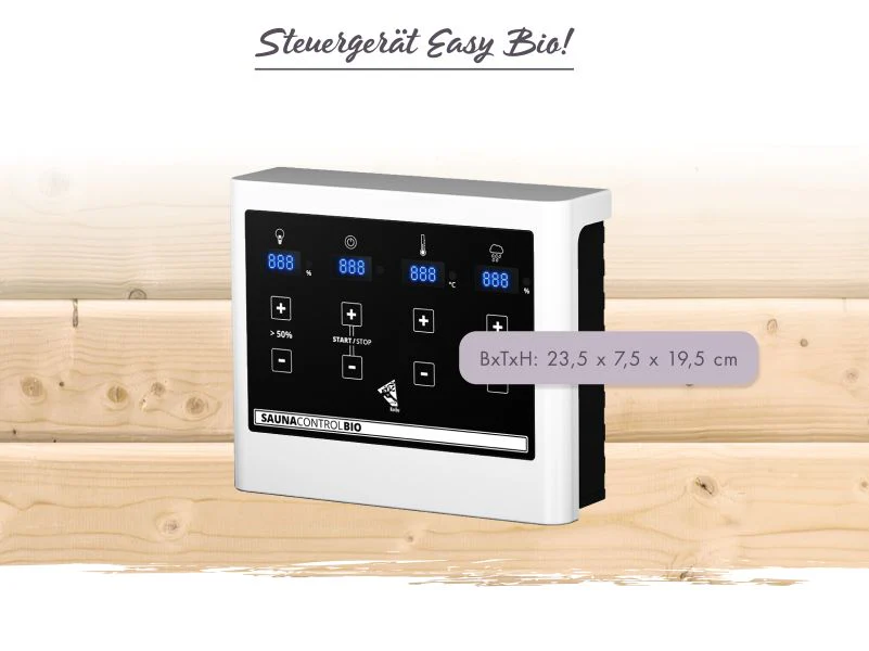 Karibu Bio-Kombiofen 9,0 kW externe Steuerung Easy und Steine - Image 5