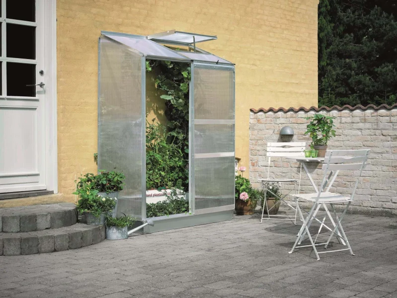 Halls Gewächshaus Altan 2 Alu SDPL