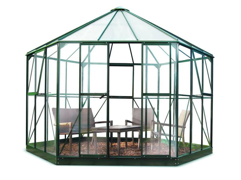 Halls Gewächshaus Atrium Grün Sicherheitsglas - Image 4