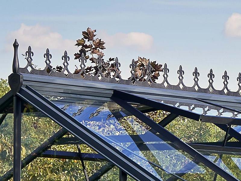 Juliana Dachfirstverzierung Premium 8,8 Kunststoff schwarz