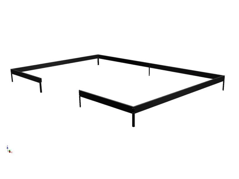 Juliana Gewächshaus Grand Oase 13 qm, Anthrazit pulverbeschichtet, 3mm Sicherheitsglas - SPARSET ink - Image 4