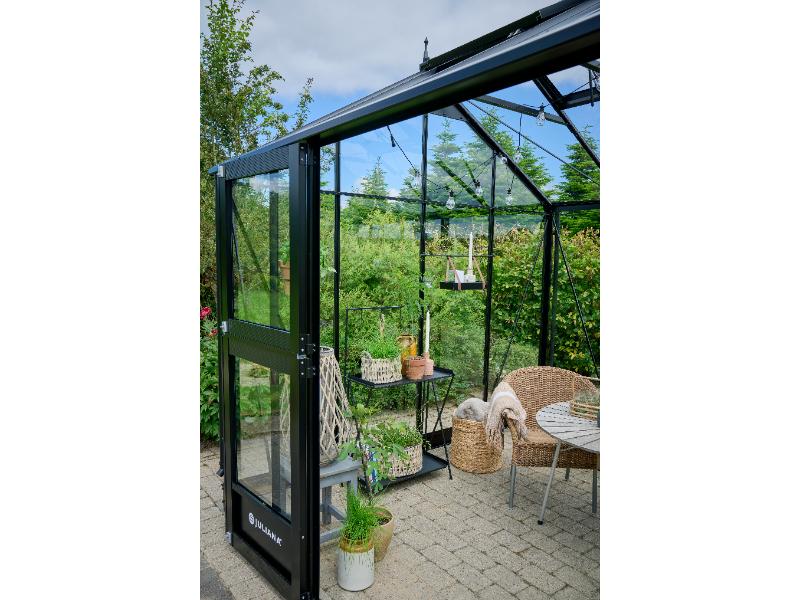 Juliana Gewächshaus Jubii 60 Schwarz 10,9 m² mit 3 mm Sicherheitsglas - Image 5