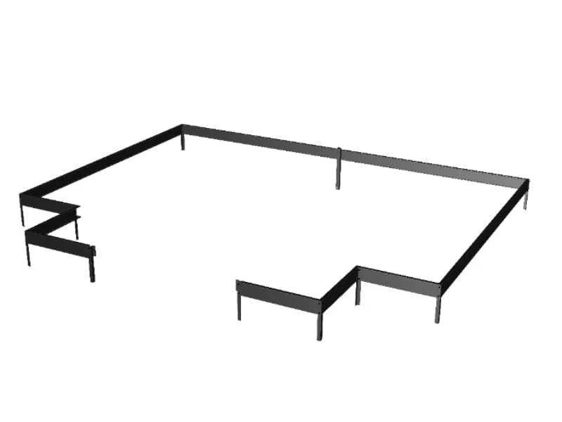 Juliana Gewächshaus Orangerie 15,1 qm, Anthrazit mit 3mm Sicherheitsglas - SPARSET inkl. Fundament - Image 8
