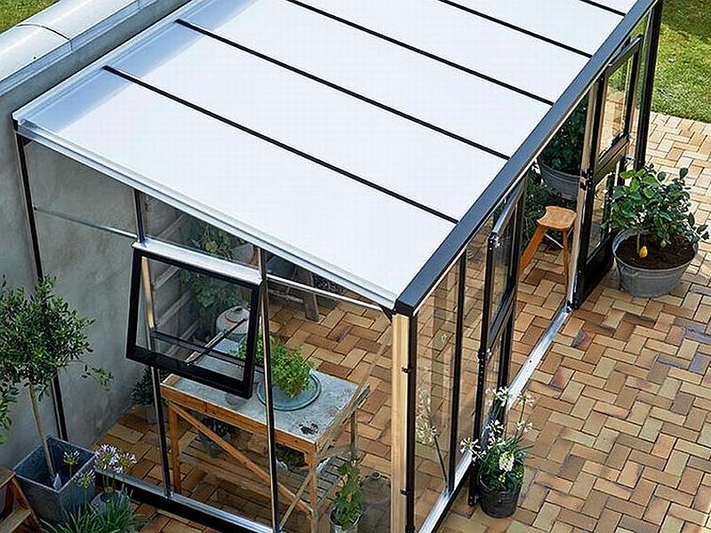 Juliana Gewächshaus Veranda 4.4 Alu Sicherheitsglas - Image 3