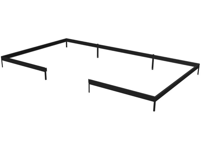 Juliana Stahl-Fundament für Gewächshaus Jubii 60 10,9 qm, schwarz - Image 2