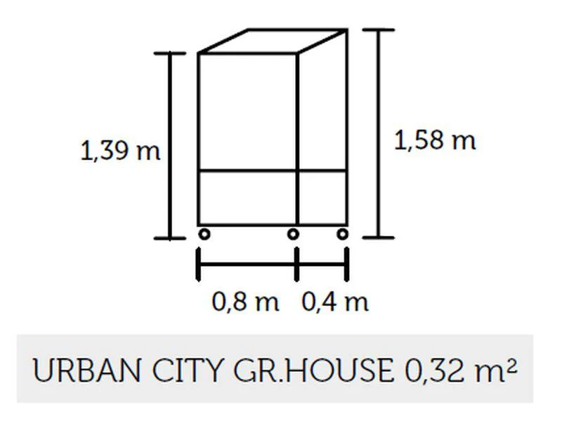 Juliana Urban Gewächshaus City Greenhouse, 4mm Sicherheitsglas - Image 3