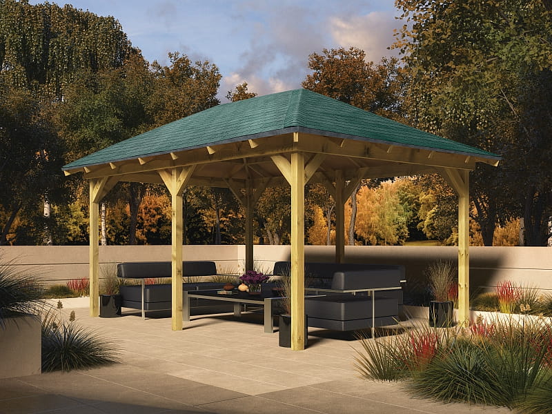 Karibu 4-Eck Pavillon Eco Perida - Image 7